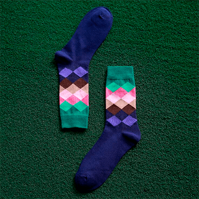 Lille sokker med mønster