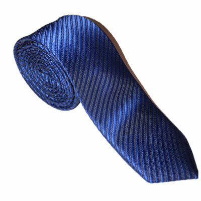 Luksusslips - blåt med striber